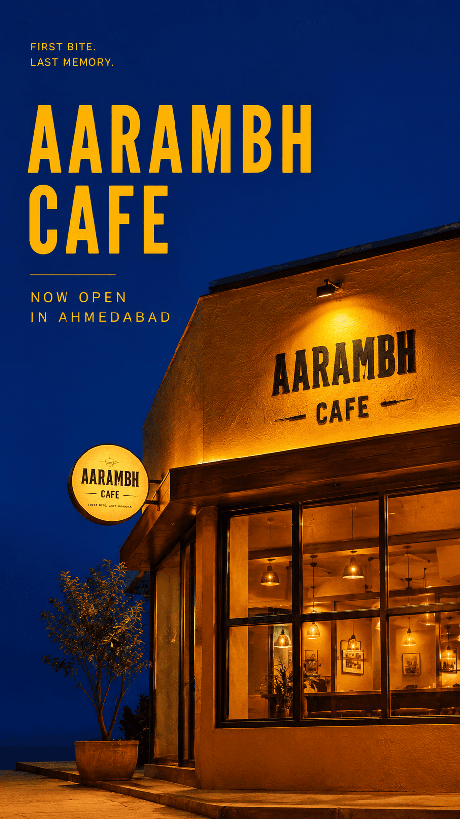 Tall Aarambh kulfi packaging visual