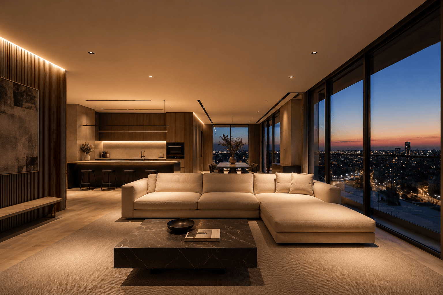 Premium residences campaign composition