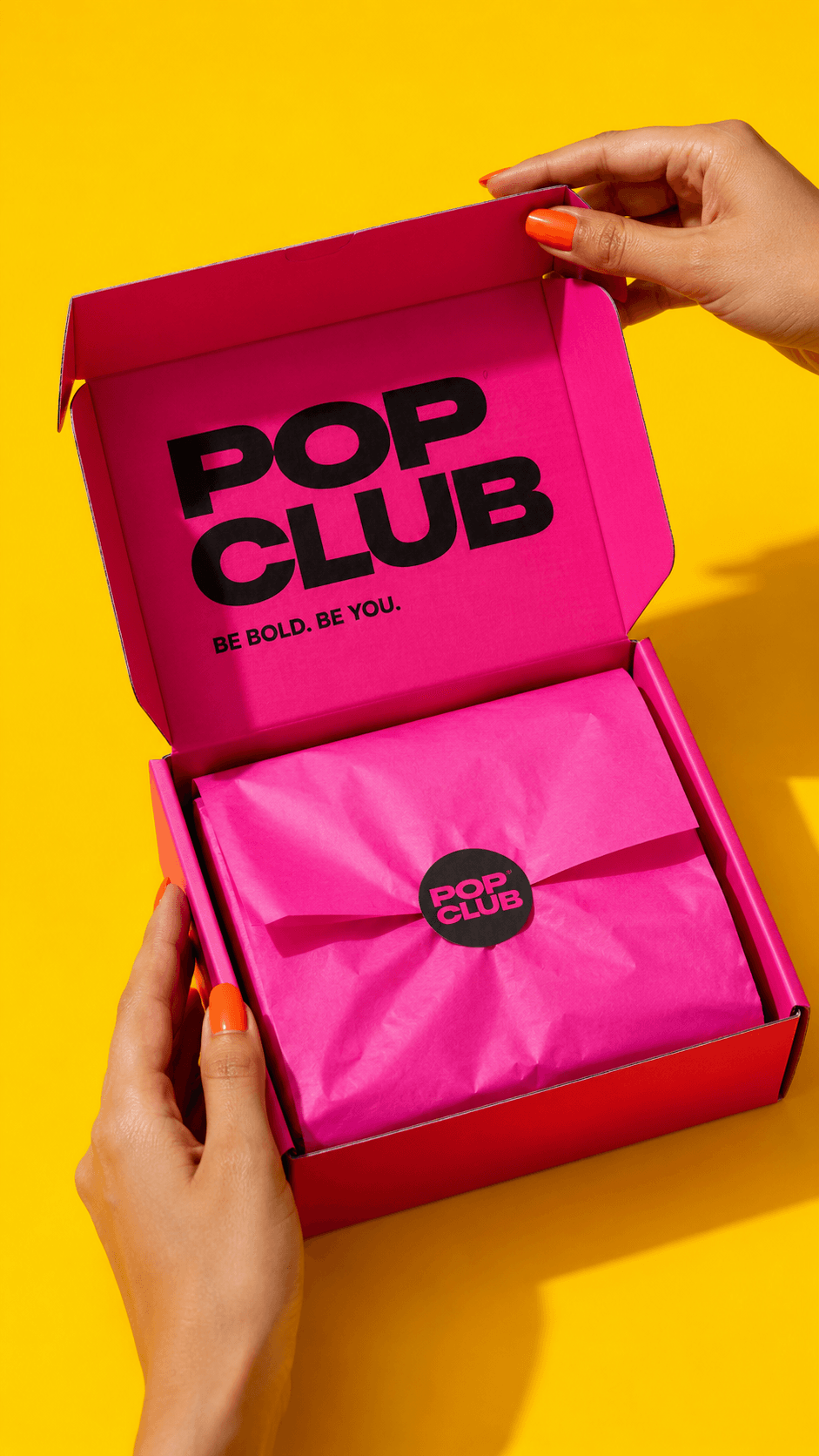 Tall Pop Club serum packaging composition