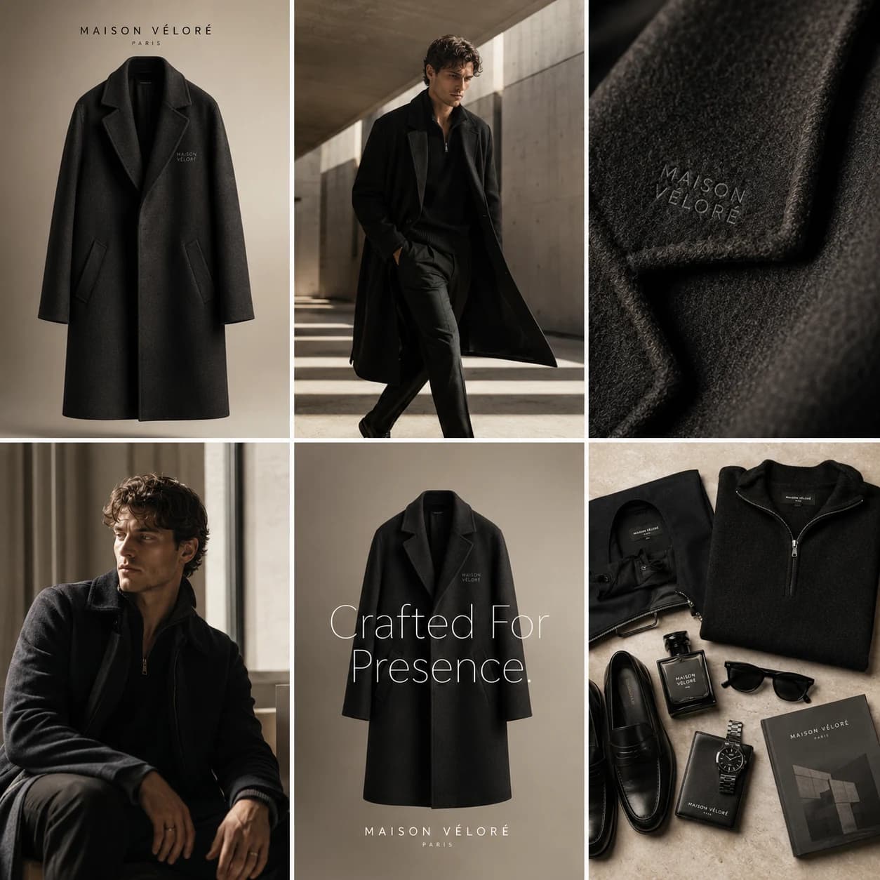 Black fashion editorial campaign content grid